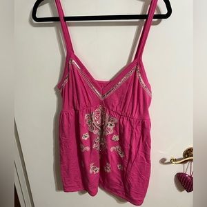 XL INC pink sequin tank top